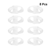 Healifty Silicone Toe Spacers Separators Protectors Spreaders Toe Correctors Separate Bunion Corrector Pain Relief Splint Corrector 4Pairs