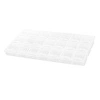 uxcell Plastic Dorm Rectangle 21 Compartments Weekly Capsule Pill Storage Box Case Clear