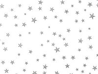 Special Occasion Cello Rolls - 30"x100' Silver Stars Cello Roll 1.0 mil (3 Rolls) - WRAPS-CR30SIS