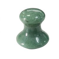MUOBOFU Natural Green Handmade Jade Gua Sha Scraping Massage Tool Mushroom Shape Guasha Board for Ficial Neck Arm Full Body Relax,Spa Relaxing Meditation Massage