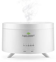 Plant Therapy AromaFuse Aromatherapy Essential Oil Diffuser 380 mL, White - Premium, Quiet, Atomizing Humidifier, 5 Timer Settings, 3 Dimmable LED Night Light Settings, Auto Shut Off