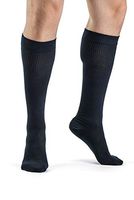 SIGVARIS Men's Casual Cotton 186 Calf High Compression Socks 15-20mmHg