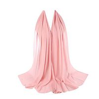 Bolayu Women Premium Viscose Crinkle Cloud Hijab Scarf Shawl Soft Islam Muslim (F)