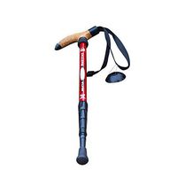 Gigamax(TM) Ultralight Walking Stick for Elderly Adjustable Old Man Trekking,Hiking Pole 1 Piece [ Red ]