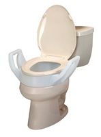 Maddak Elevated 3 1/2 Inch Toilet Seat with Arms, Elongated (725753311)