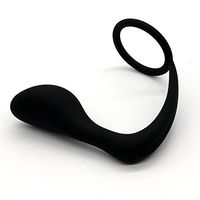 A-YUEYUE Silicone Body Plug Dilator Massager with Ring for Men and Women Beginners Training