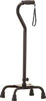 NOVA Medical Products Large Base Quad Walking Cane, Black, 3 Pound