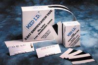38-02 PT# 38-02- X-Ray I.D. Tape 3/8"x2" 100/Bx by, Medical Id Systems Inc
