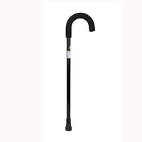 Crutch LPY-FZK-2022B Aluminum Alloy Comfortable Handle Walking Sticks, Adjustable Height - Black