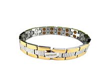 HiJet Magnetic Bracelet Elegant Titanium Magnetic Therapy Bracelet Pain Relief for Arthritis and Carpal Tunnel Xmas Gift Thanks Giving Gift