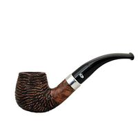 Gasparini Kent Rustic Briar Bent Brandy Rustic Tobacco Smoking Pipe