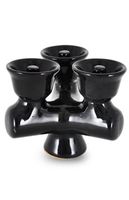 VORTEX Triple Ceramic Bowl BLACK
