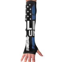 FRS Ltd Unisex Cooling Arm Sleeves Police K9 Unit UV Sun Protection Arm Perfect for Driving Fingerless Breathable Gloves (1 Pair)