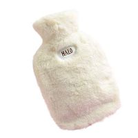 EDTO Cute Warm Plush Water Bag Warm Handbag Hot Water Bottle (D)