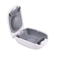 SUPVOX Hearing Aid Case Waterproof Portable Small Hearing Aid Hard Storage Case (White)