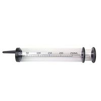 SWISH Catheter Tip Syringe Disposable Syringe 250ml Plastic Nutrient Syringe (Rainbow) (Transparent)