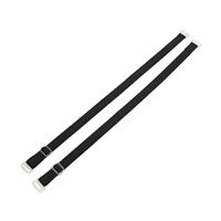 uxcell 1 Pair Black Silicone Nonslip Adjustable 13mm Width Invisible Underwear Bra Shoulder Straps for Women