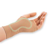NatraCure Carpal Gel Sleeve, Tan, L/Xl