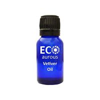 Vetiver (Vetiveria zizanioides) Oil 100% Natural, Organic & Vegan Vetiver Essential Oil | Vetiver Absolute Essential Oil | Pure Vetiver Oil By Eco Aurous (0.50 oz, 15 ml)