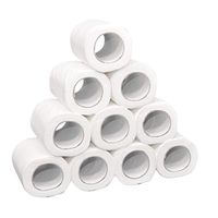 EnjoCho White Toilet Paper Toilet Roll Tissue Roll 3Ply Paper Towels Tissue Rolls of 10 (White)