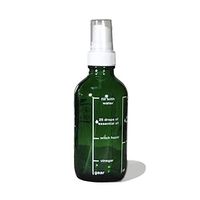 4oz Empty Glass Bottle with Sprayer for Making Homemade DIY Spray. Easy to Follow Recipes Printed on Sides Small Travel Size for Taking Essential Oil Spray Anywhere