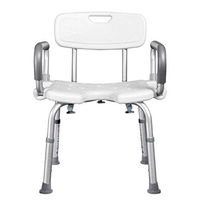 KYSZD-Benches Shower Chair | with Arms and Back Adjustable Height | Portable Bath Seat | Anti Skid and No Slip Bathtub Seat