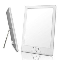 Sun Lamp LED White Warm Light Lamp UV-Free 2000-10000 Lux Gradient Brightness Happy Lamp Timer Function and Touch Control