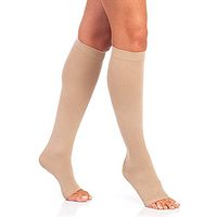 SKYFOXE Medical Compression Socks 15-20 mmHg Open Toe Knee High Length Stockings for Women Men,Firm Support Toeless Hose Treatment Swelling, Varicose Veins, Edema, Pregnancy