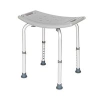 Elderly Bath Chair Shower Seats for Old People Pregnant Women Height with Adjustable Aluminium Alloy Gray (20.08 x 12.20)"