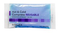 Case of 150 Hot and Cold Packs X-Small 2.5 x 5. Reusable First Aid Cold, Hot Compress. Hot + Cold Therapy, Microwave/Freezer Packs for Relieve Pain and Reduce Swelling.