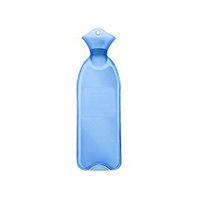 Warm Simple 0.5 L Hot Water Bottle Safe Water-Filled, Hot Water Bottle (Rectangle, Blue)