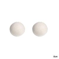 Sunywear 2pcs Washing Machine Saves Drying Time Natural Reusable Laundry Wool Dryer Balls Laundry Bags
