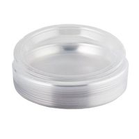 Plastico 7" Clear Plates, 40 Count