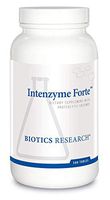 Biotics Research Intenzyme Forte™ - Proteolytic Enzymes, Pancreatin, Bromelain, Papain, Lipase, Amylase, Protein Metabolism. 500 tabs