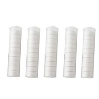 YUMMAYEE 50pcs Compressed Tissue with 5 Carrying Cases Compressed Towel Coin Tissues Camping Toilet Paper Travel Wipes Coin Tissues (White)