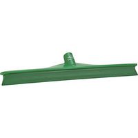Vikan 71502 Rubber Polypropylene Frame Single Blade Squeegee, 20", Green