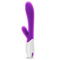 Wireless Full Body Personal Wand Massager Bed Geek Handheld Waterproof Massager 49 Vibration Patterns 7 Speeds for Stress Relief in Purple