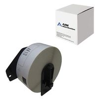 AIM Compatible Replacement for Brother White Die-Cut Standard Return Address Label Tape (1.1 in X 3.5in) (400 Labels) (DK-1201) - Generic