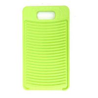 Washing board mini washboards plastic wash board for baby cloth small Items cloth diapeers used in bathroom sink small basin lightweight travelling small size (Green)