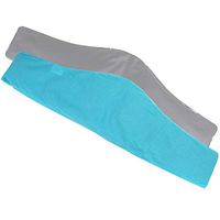 ICEWRAPS Ice Pack Cover for Neck Contour 6x23 Cold Pack - Cold Pack Sleeve Keeps Pack Clean and Skin Protected, Reusable, Washable - Blue Fabric Cover Only