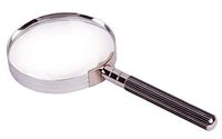 Levenhuk Zeno Handy ZH23 Lightweight Handheld Metal Reading Magnifier with 3X Magnification and 75mm Lens Diameter