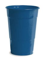 Creative Converting 28113781 Navy Plastic Cups, 16 Oz Solid (12pks Case)