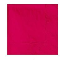 Hoffmaster 180311 Beverage Napkin, Regal Embossed, 2-Ply, 1/4 Fold, 9-1/2" Length x 9-1/2" Width, Red (4 Packs of 250)