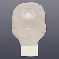 Colostomy Pouch One-Piece System 12 Inch Length 3/4 Inch Stoma Drainable