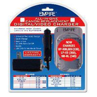 Empire DVUCAN1 / DVU-CAN1 / DVU-CAN1 AC/DC Universal Battery Charger FOR CANON