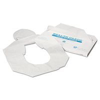 HOSPECO HG1000 Health Gards Toilet Seat Covers, Half-Fold, White, 250/Pack, 4 Packs/Carton