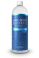Ancient Minerals Magnesium Oil Ultra with OptiMSM, Refill 33.8 oz. - Pure Genuine Zechstein Magnesium Chloride Supplement with MSM - Best Topical Skin Application for Dermal Absorption