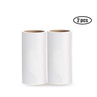10cm Lint Roller Refill, Pack of 2, Sticky Paper Roller Pet Hair Remover Roller Mop Refill for Clothes/Pet/Furniture/Car, 120 Sheets Total