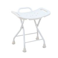 Bath Chair Plastic seat Folding Skid Elderly Pregnant Women Bath Stool 51 * 47cm
