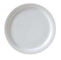 Vertex China CAT-16 Argyle and Catalina NR Plate, 10-1/2", Porcelain White (Pack of 12)